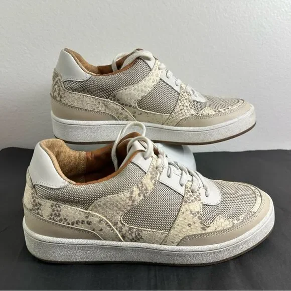 Lucky Brand Women's Snakeskin Hennia Casual Sneakers Tennis Shoes, Sz 7 - Picture 1 of 8